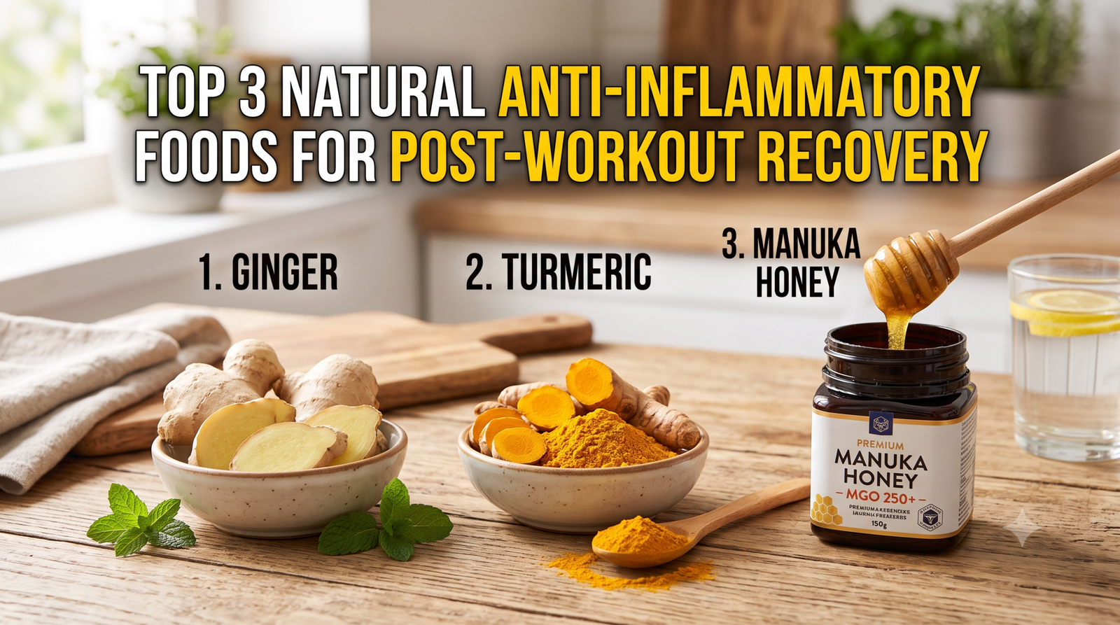 Top 3 Natural Anti-Inflammatory Foods for Post-Workout Recovery