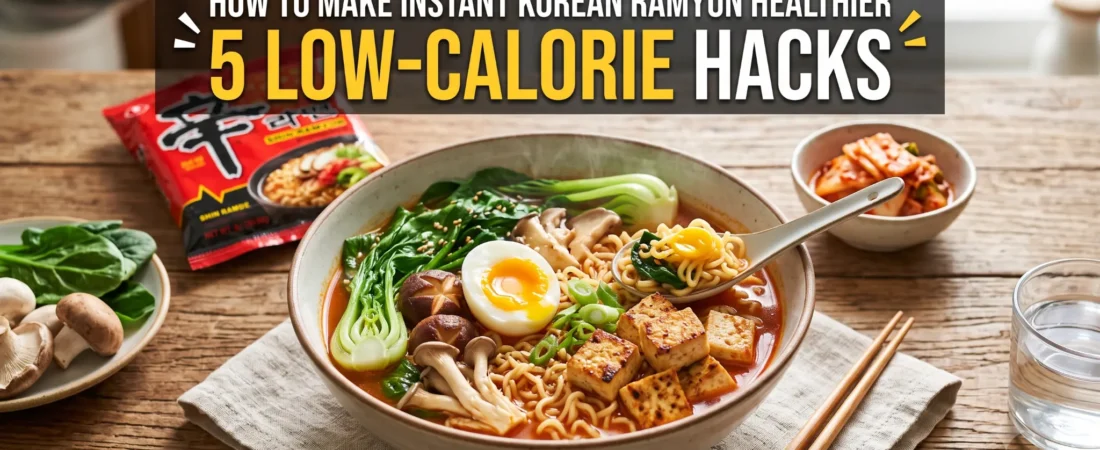 How to Make Korean Instant Ramyun Healthier: 5 Easy Hacks