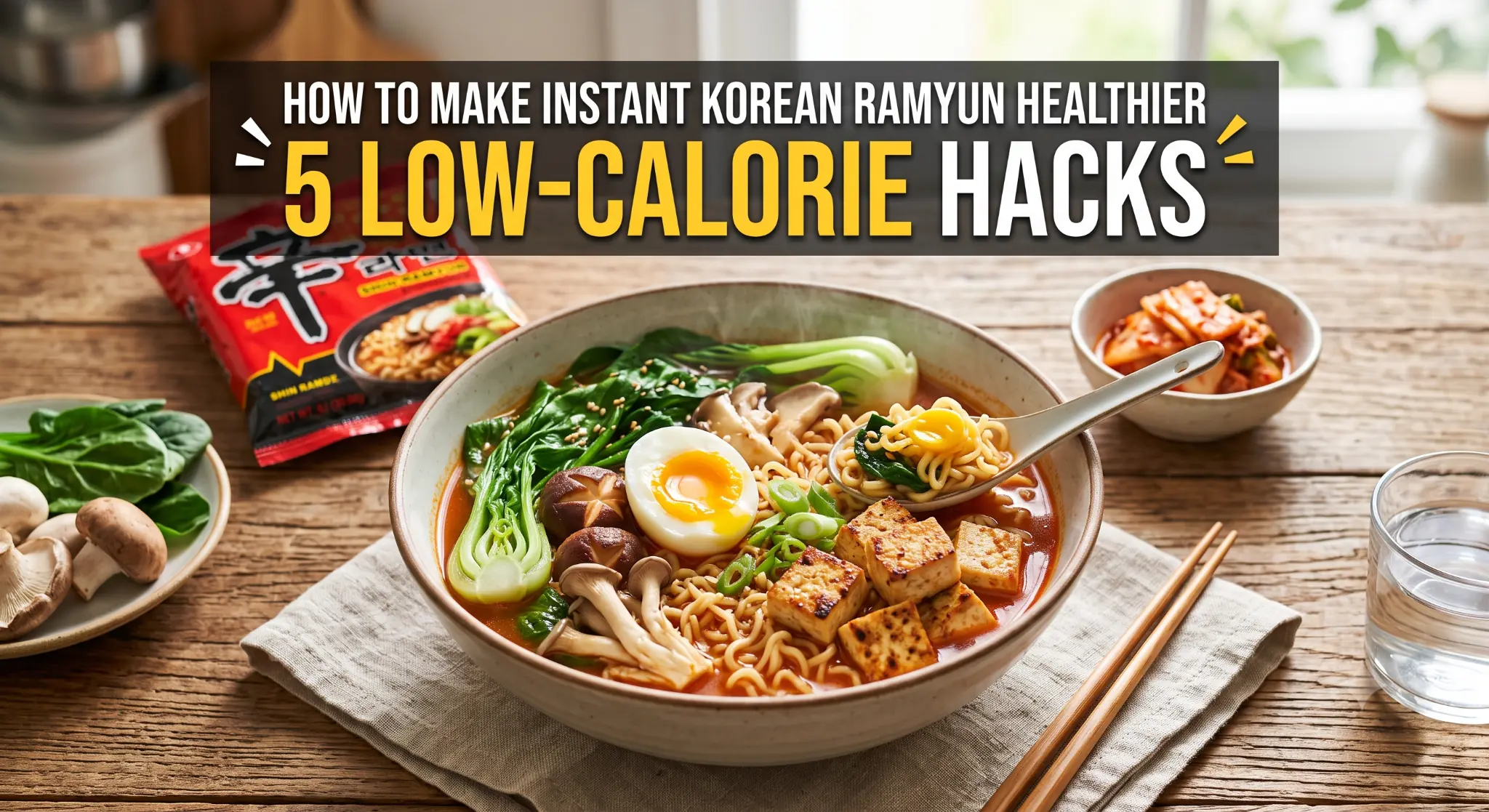 How to Make Korean Instant Ramyun Healthier: 5 Easy Hacks