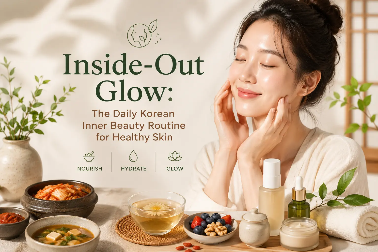 Inside-Out Glow: A Korean-Inspired Daily Routine for Healthy-Looking Skin
