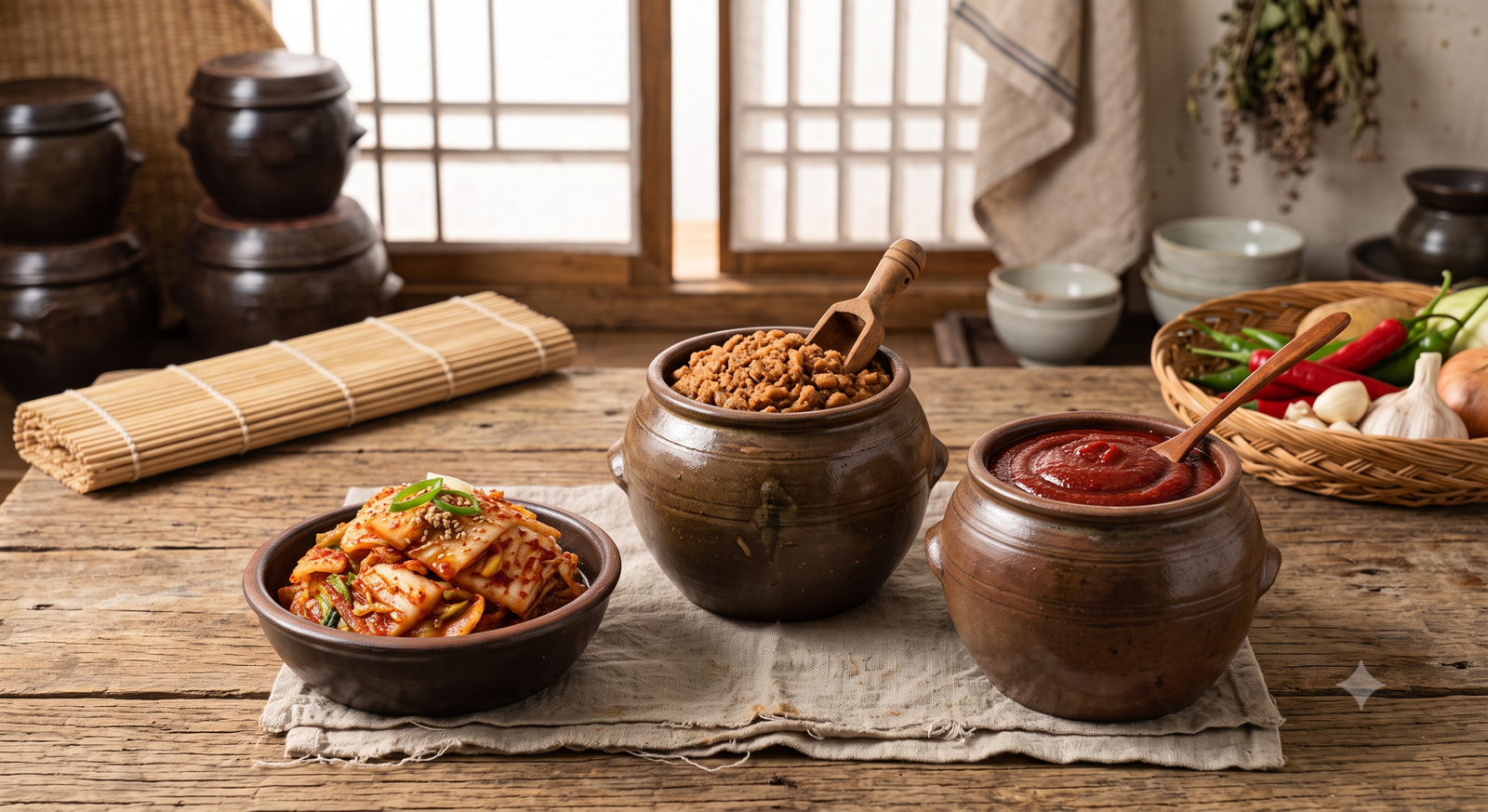 Top 3 Korean Fermented Foods (Kimchi, Doenjang, Gochujang) for Improving Gut Health and Digestion