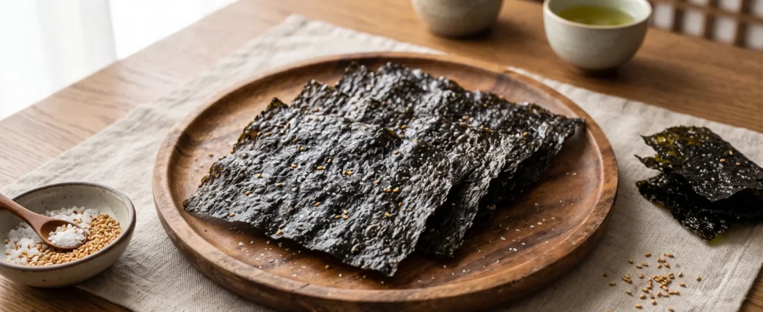 Korean Roasted Seaweed (Gim): A Low-Calorie Snack for Weight Management