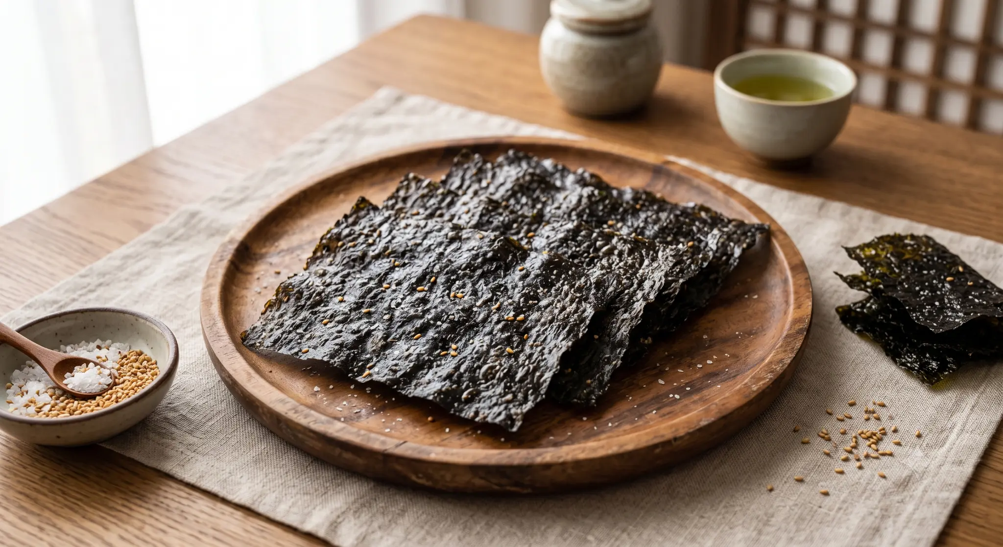 Korean Roasted Seaweed (Gim): A Low-Calorie Snack for Weight Management