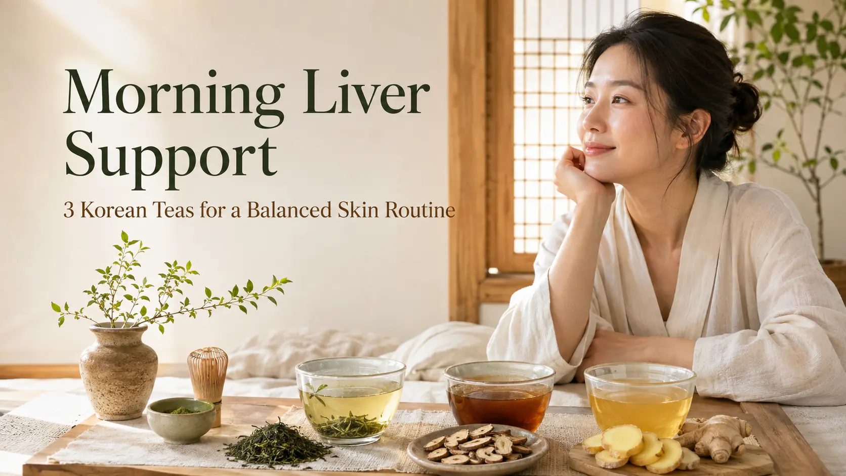 Morning Liver Support: 3 Korean Teas for a Balanced Skin Routine