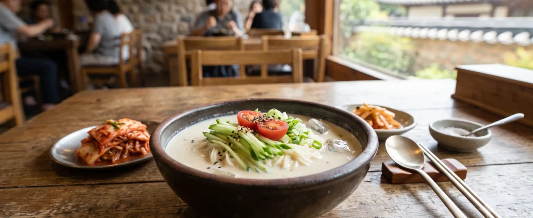 Korean Kongguksu: A Protein-Rich Soybean Noodle Soup for Summer