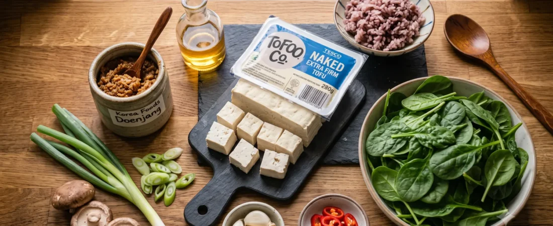 Tesco Grocery K-Soup: Easy Korean Tofu Soup for a Blood-Sugar-Friendly Meal