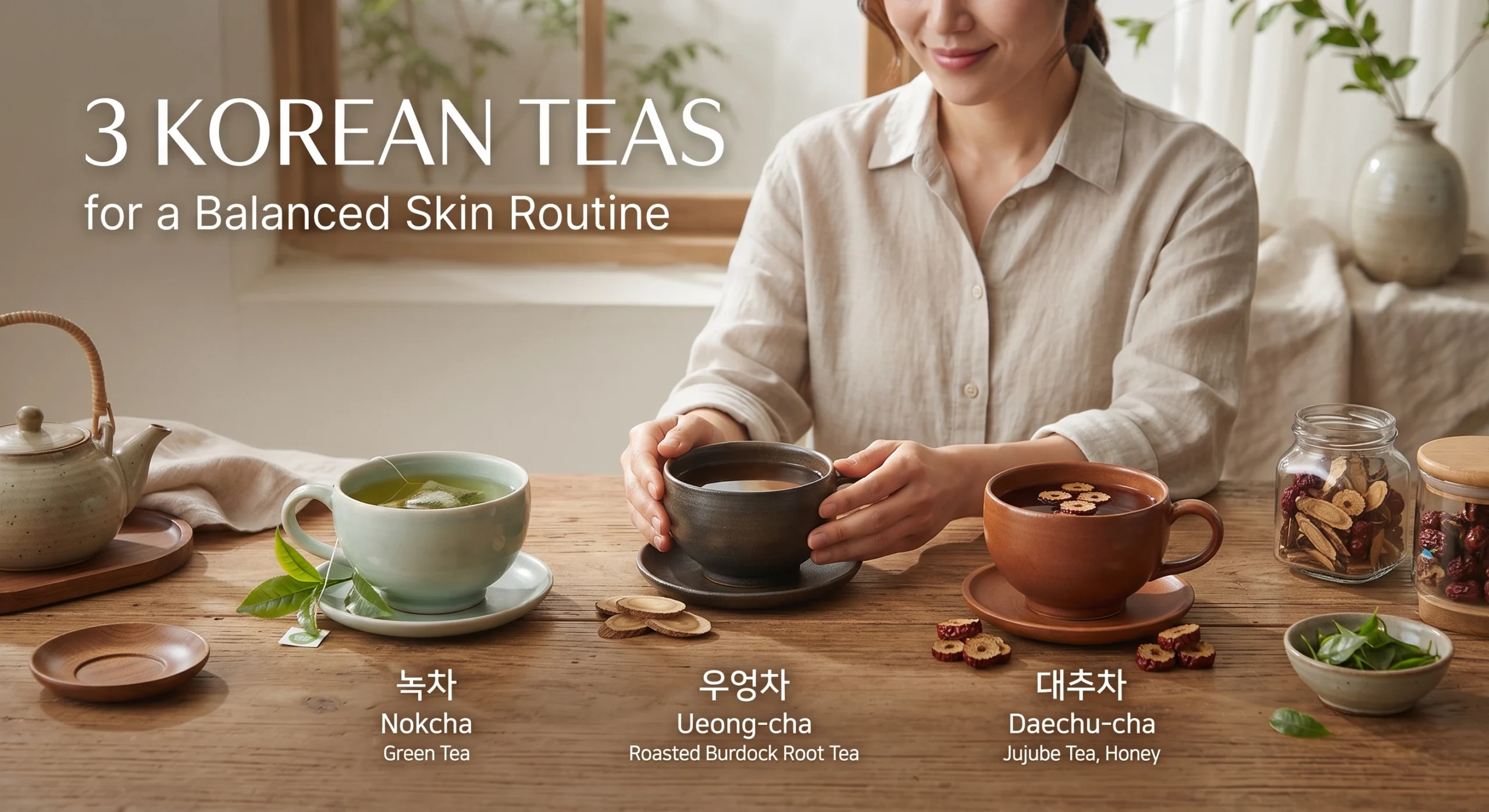 3 Korean Teas for a Balanced Skin Routine