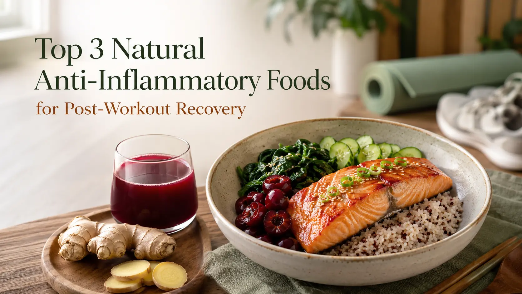 Top 3 Natural Anti-Inflammatory Foods for Post-Workout Recovery