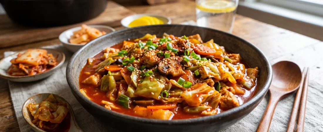 Vegan Tteokbokki with Cabbage and Tofu: Easy UK Recipe