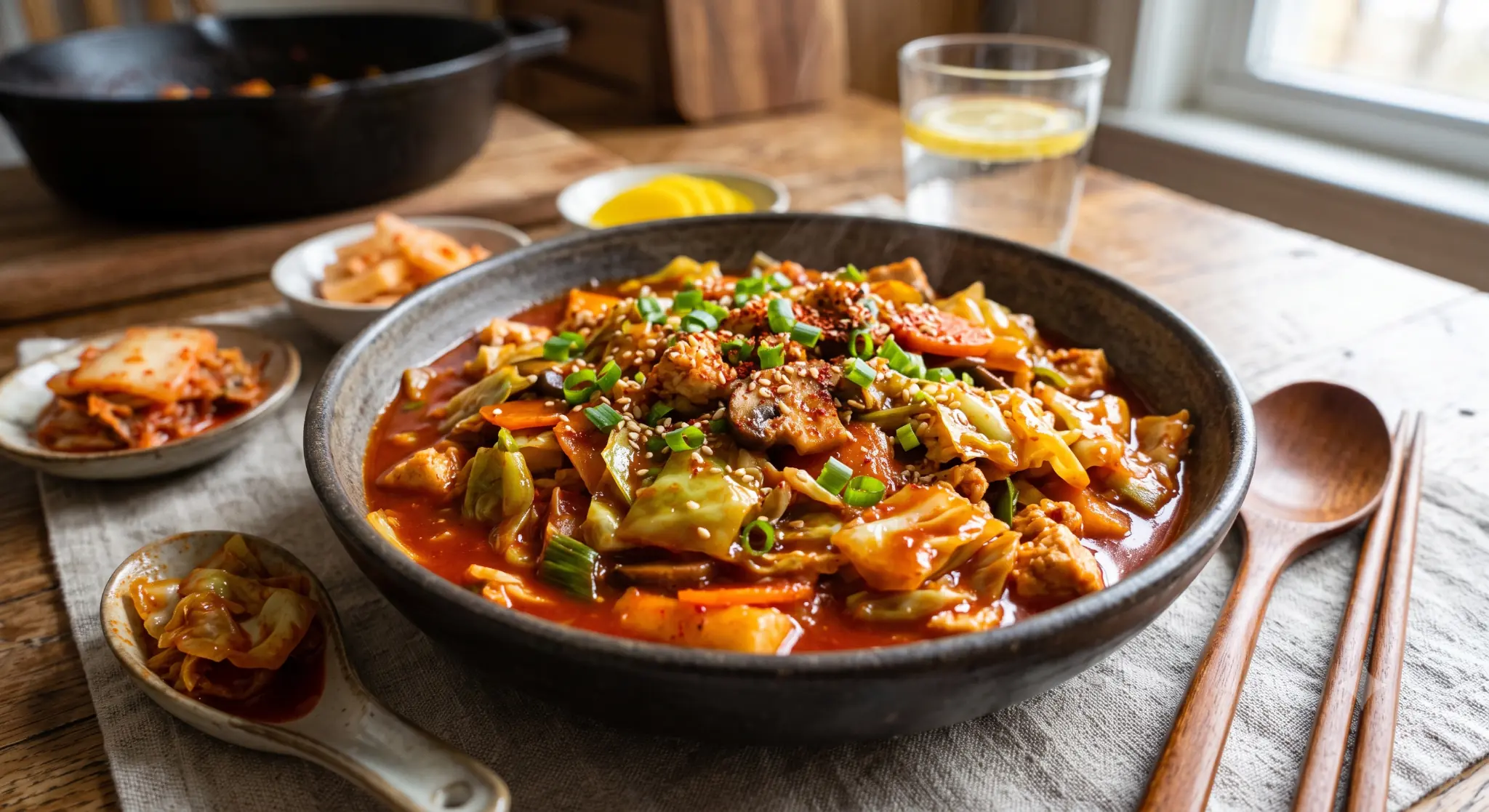 Vegan Tteokbokki with Cabbage and Tofu: Easy UK Recipe