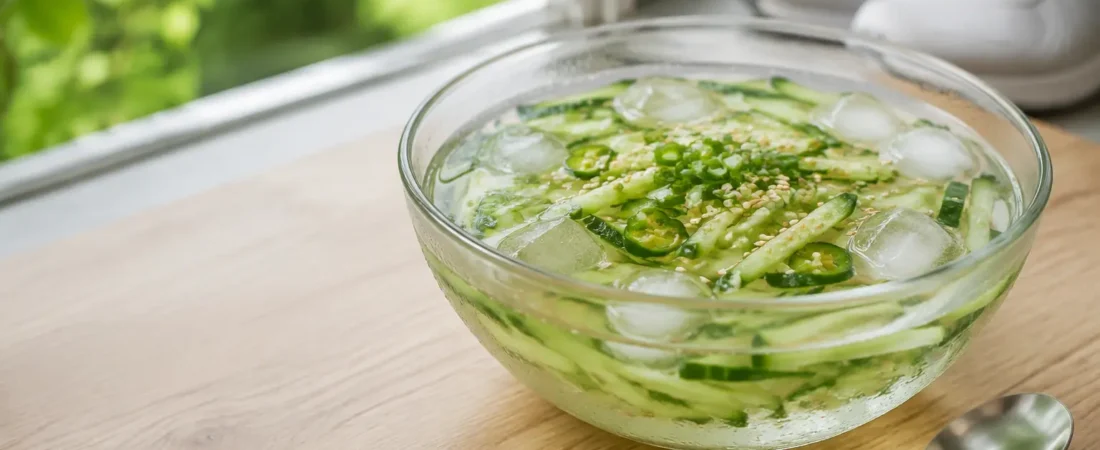 5-Minute Korean Summer Cucumber Soup (Oi Naengguk)