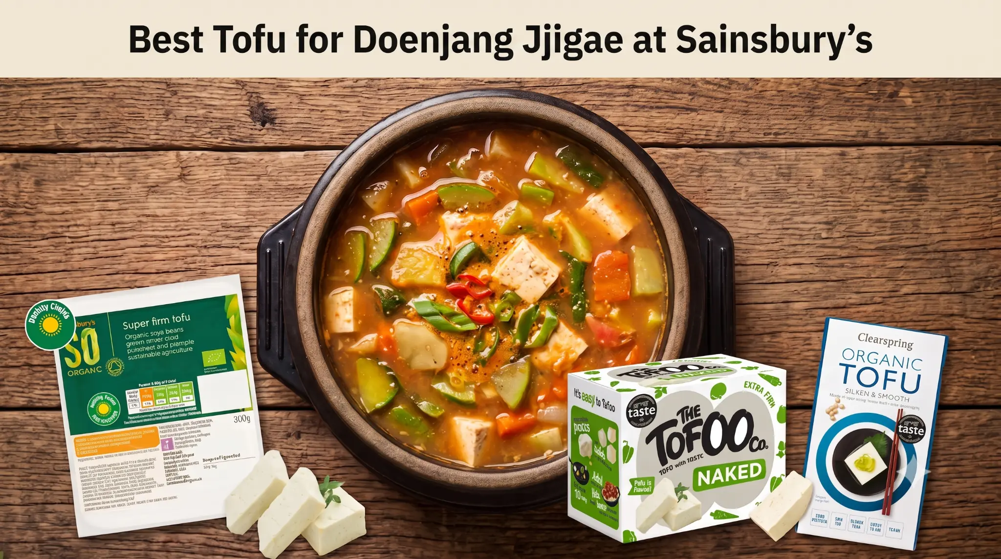 Best Tofu Brands at Sainsbury’s for Doenjang Jjigae