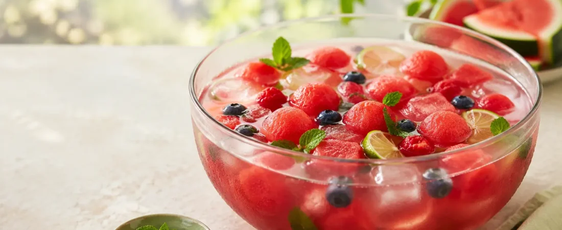 Healthy Subak Hwachae: Lower-Added-Sugar Korean Watermelon Punch