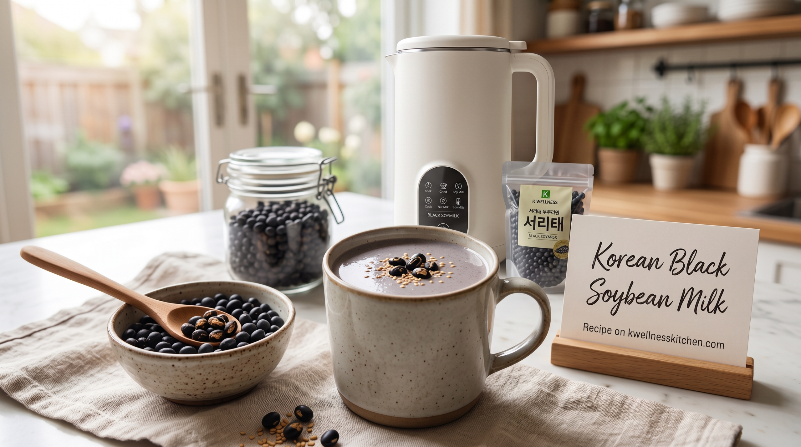 Korean Black Soybean Milk: Seoritae Duyu, Nutrition and Hair Health