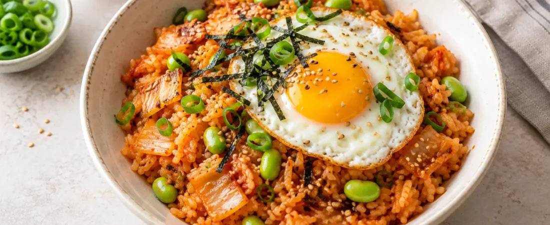 Easy Korean Kimchi Fried Rice with Egg: A 15-Minute Meal
