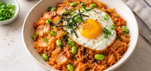 Easy Korean Kimchi Fried Rice with Egg: A 15-Minute Meal